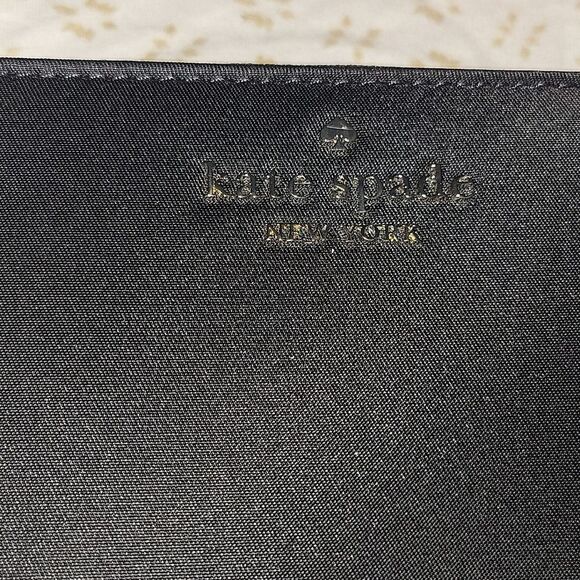 Kate Spade Chelsea Nylon Large Continental Wallet Black - Picture 6 of 11